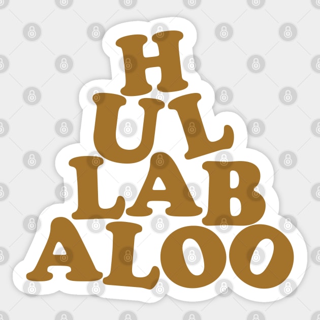 Hollywood Hullabaloo Sticker by BeyondGraphic